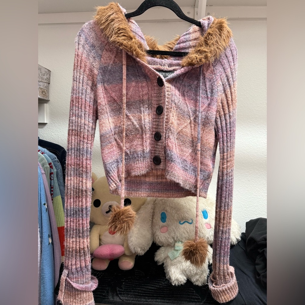Current Mood Punky Pop Knit Cardigan